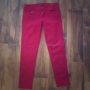 Red JEGGINGS SUPER STRETCH